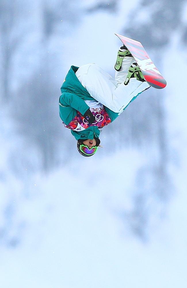 Scotty James of Australia at Rosa Khutor Extreme Park.