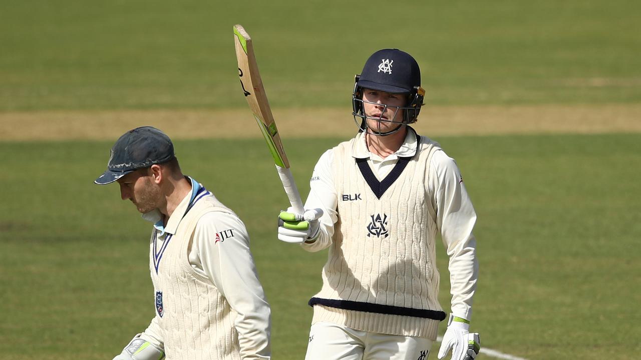 Will Pucovski top scored for Victoria with 51. Photo: Scott Barbour/Getty Images.