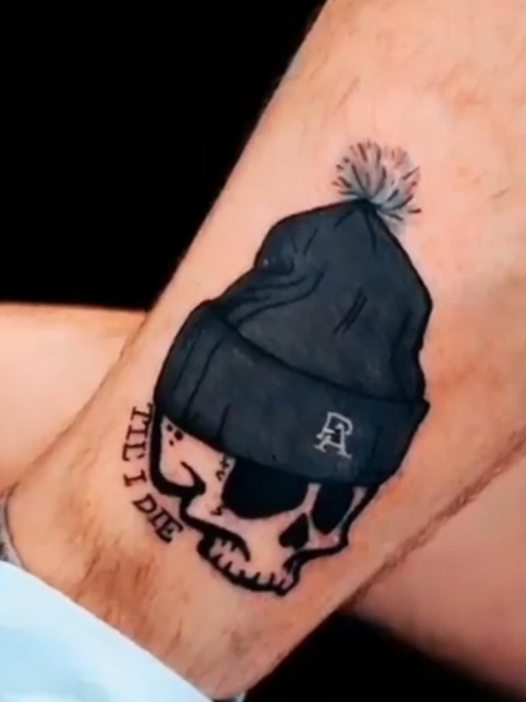 Port Adelaide tattoo: Danny Negruk