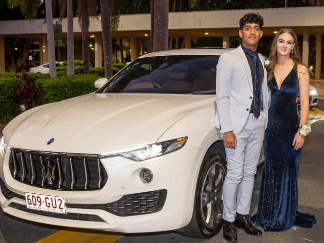 Theo Sebastian and Imogen Wood at Whitsunday Anglican School Year 12 Formal Saturday 16 September 2023 Picture: Michaela Harlow