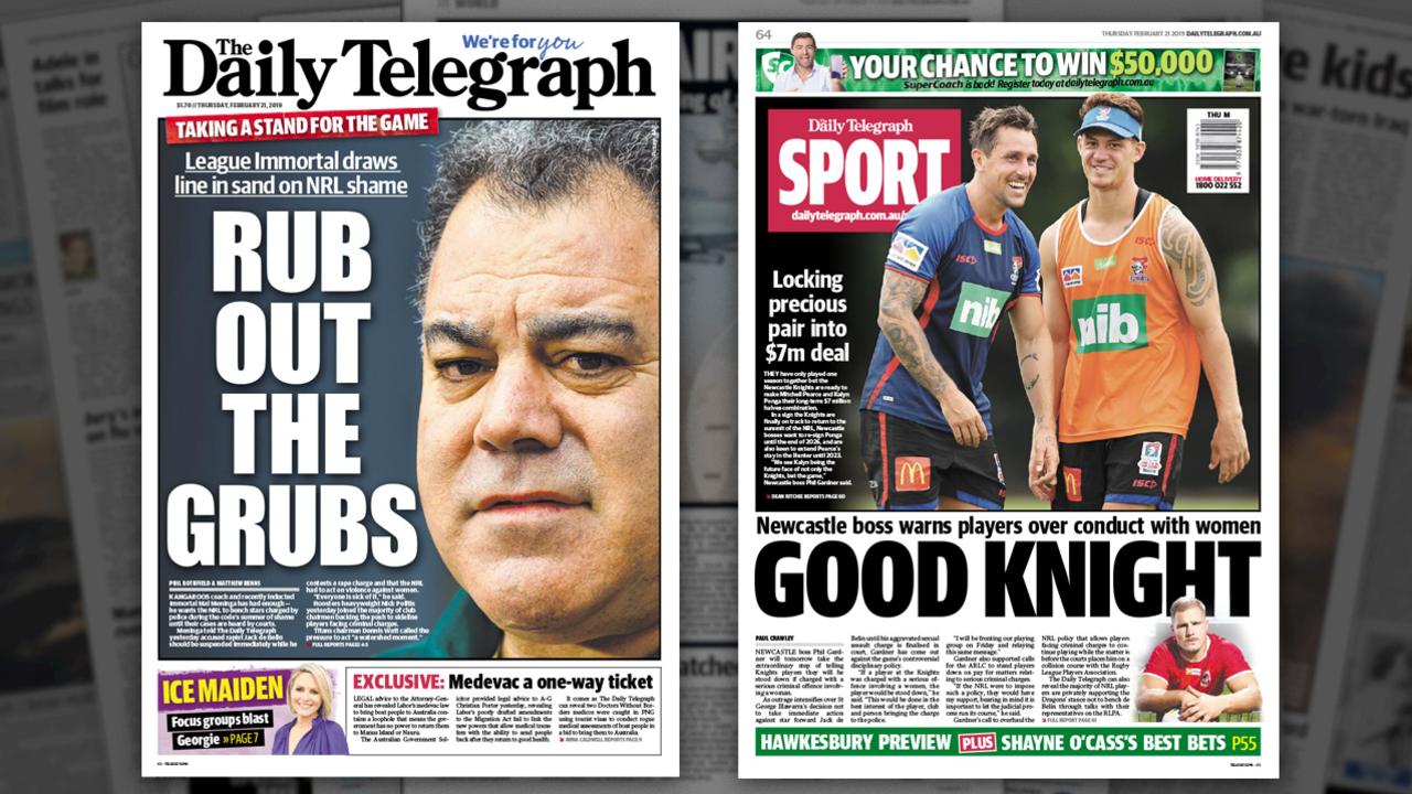 Daily telegraph store nrl