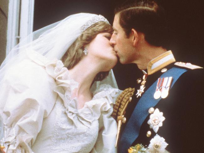 Lady Diana and Prince Charles’ royal wedding. Picture: AFP/Pool