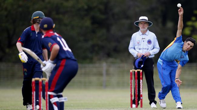 Jack Yates picked up two wickets for Greater Illawarra. Picture: John Appleyard