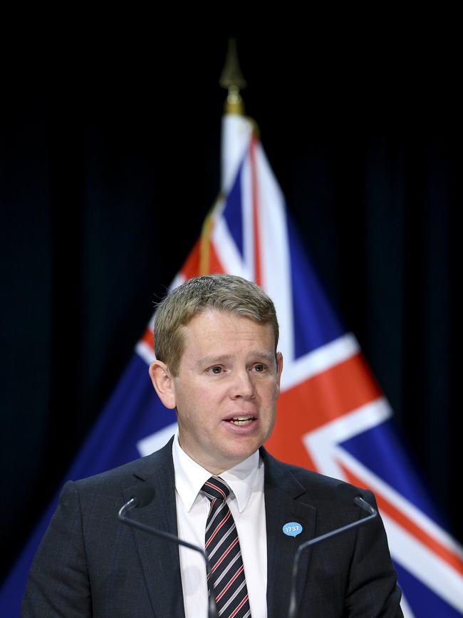 New Zealand Health Minister Chris Hipkins.