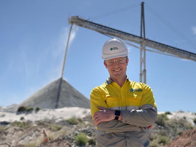 Dale Henderson, chief executive officer of Pilbara Minerals Ltd., at the company's Pilgangoora lithium project in Port Hedland, Western Australia, on Friday, July 29, 2022. The highest bid for material at an auction run by Australia's Pilbara Minerals dropped for the first time since the exchange was launched last year. Photographer: Carla Gottgens/Bloomberg