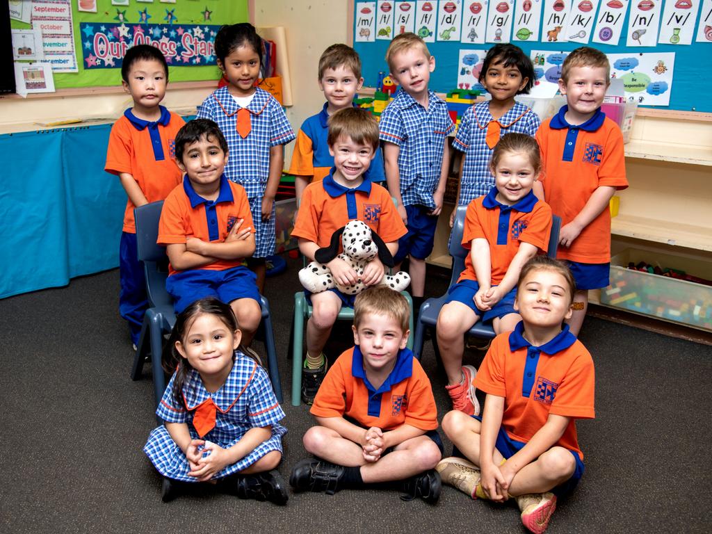 My First Year 2022: Gabbinbar State School Prep L.Student names (not in order) Nicholas, Shanaya, Winston, Seth, Kaitlyn, Chika, Alan, Juvana, Oscar, Lacey-Mae, Kaden, Mason. March 2022 Picture: Bev Lacey