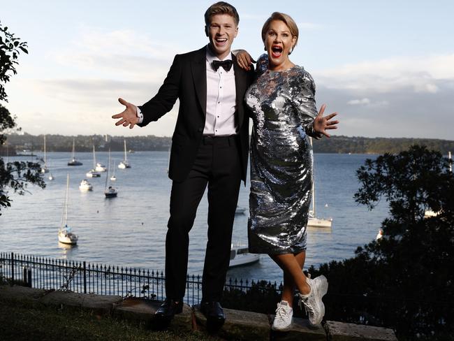 Robert Irwin and Julia Morris are both nominated for a Gold Logie. Picture: Richard Dobson