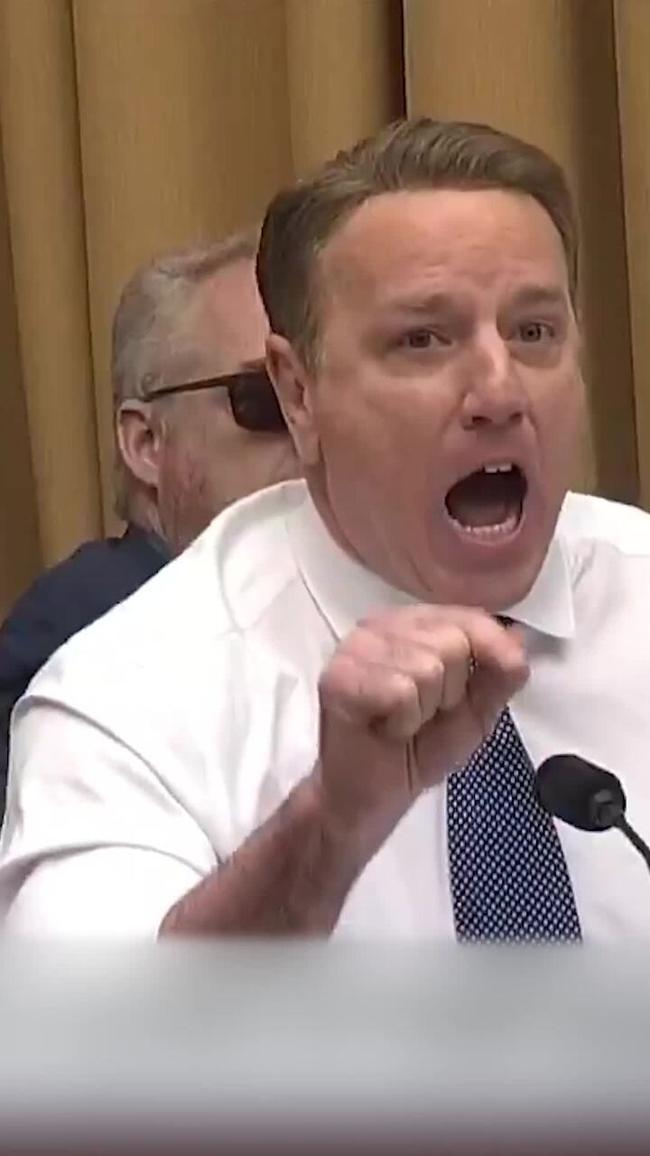 'You are out of line congressman!': Tempers explode at Trump hearing