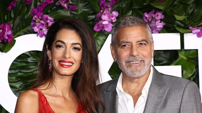 Amal and George Clooney at a Long Angeles premiere in 2022. Picture: Getty Images/AFP