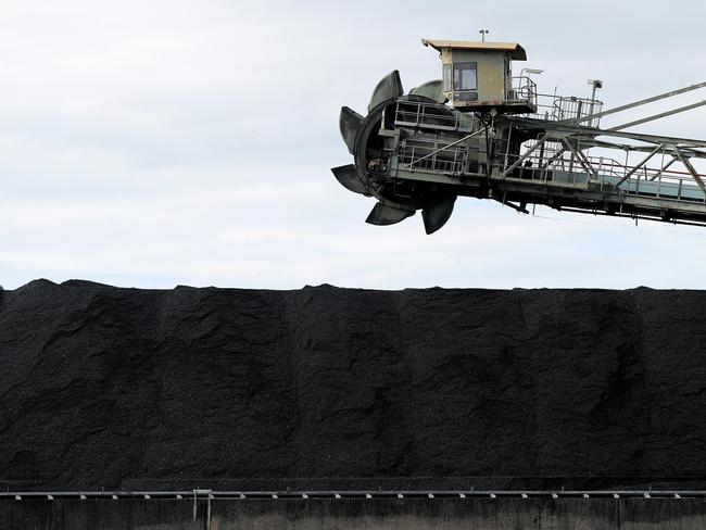 A stockpile of coal at Eraring Power Station, New South Wales. Picture: Brendon Thorne/Bloomberg via Getty Images