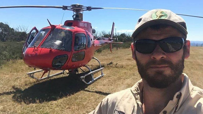 Ian Pullen was in Australia to help fight bushfires. Picture: Supplied.