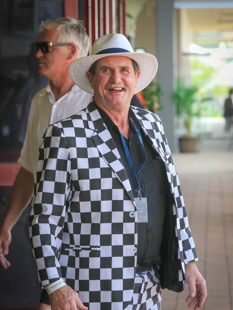 Trevor Gargan at the 2021 Darwin Cup Carnival Derby Day. Picture: Glenn Campbell