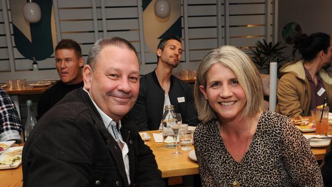 Brett Tucker and Heidi Fahlbusch at The Advertiser SINGLES event held at Melt Henley on Wednesday August 18th 2021 - Picture: Michael Marschall