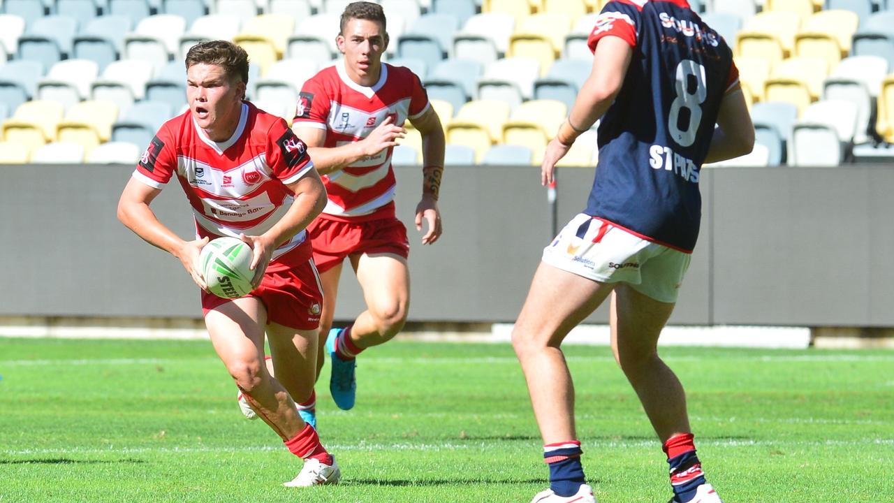 PBC SHS captain and Tweed ace Zane Harrison playing schoolboy league last season. Picture: Matthew Elkerton