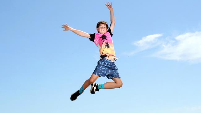 Oliver Howe age 10 has had three liver lifesaving liver transplants. Picture: John Gass