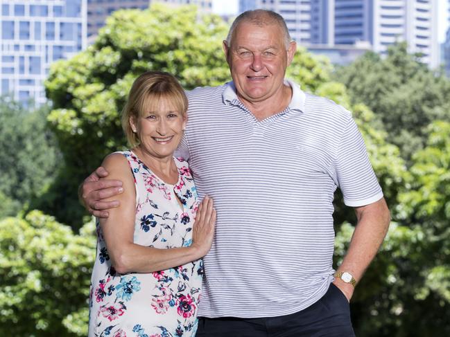 Ron Iddles with his wife Colleen. Picture: Sarah Matray