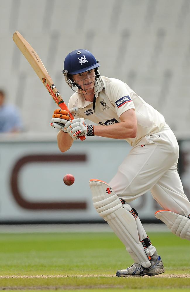 Keath playing Sheffield Shield for Victoria.