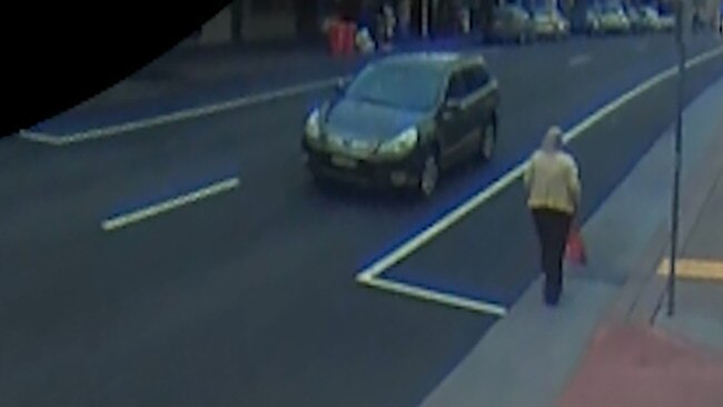 Ms Devine was filmed on CCTV walking from a hotel on Katoomba St.