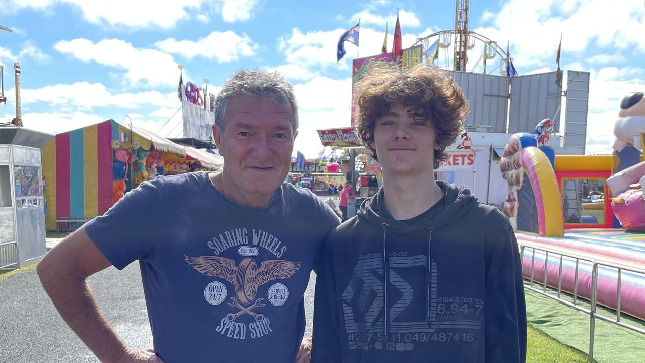 L-R: Matt Towers and Tye Demnar at the Gympie Show 2025.