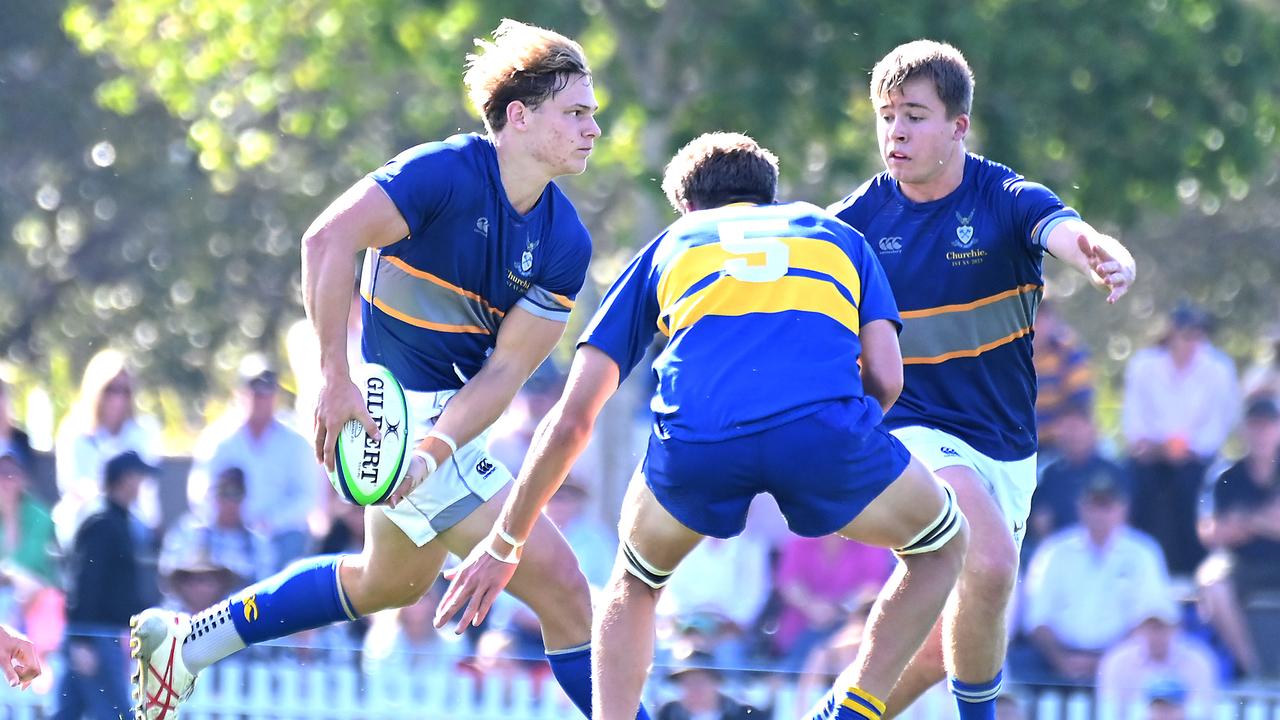 Frankie Goldsbrough and Max Blanch in action last season.