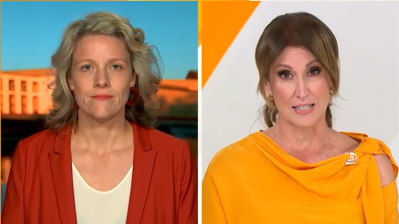 Sunrise host Natalie Barr painstakingly grilled the Minister for Home Affairs, Clare O’Neil, on how the Prime Minister could be 'so out of touch?’ over the government's decision to block more Qatar Airways flights in and out of Australia.