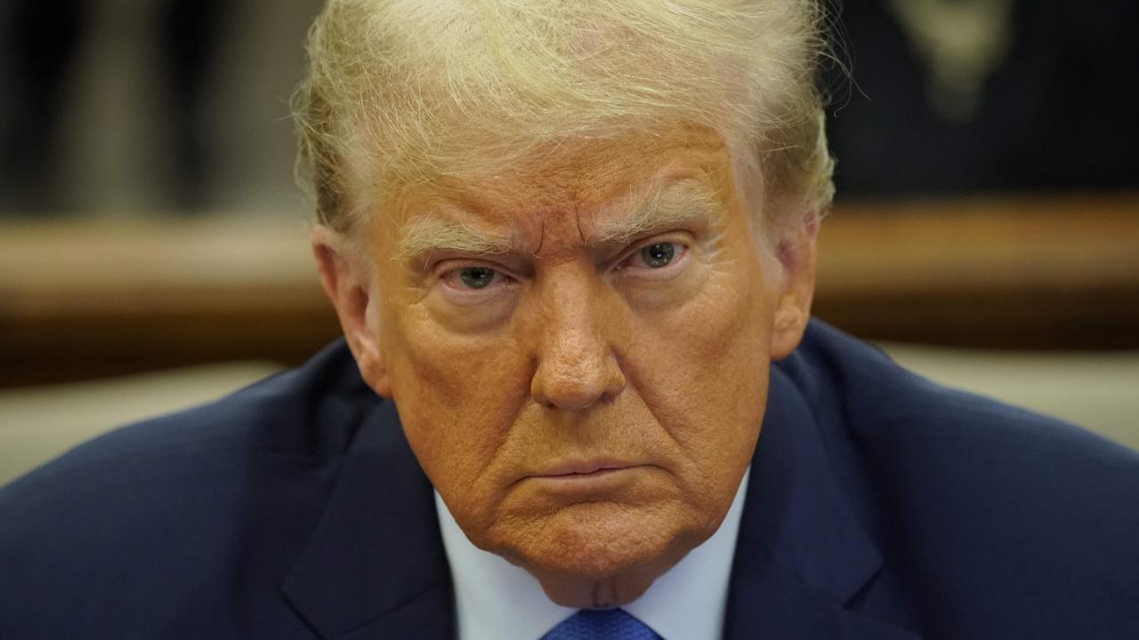 Former US President Donald Trump prepares to testify during his trial at New York State Supreme Court in New York, on November 6, 2023. Picture: AFP.