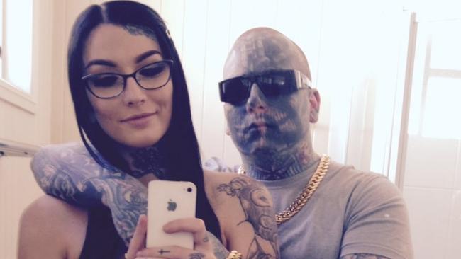 Bronson Ellery, 24, and his ex Shelsea Schilling, 20. were found dead in the common area of a Southport unit complex on the Gold Coast. (AAP Image/Twitter)