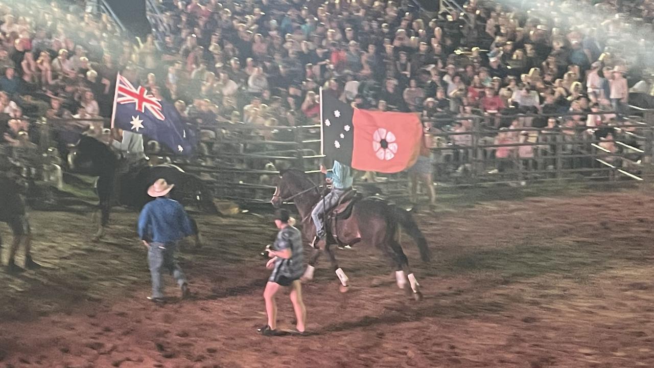 Action from the Noonamah Rodeo. Picture: Zizi Averill