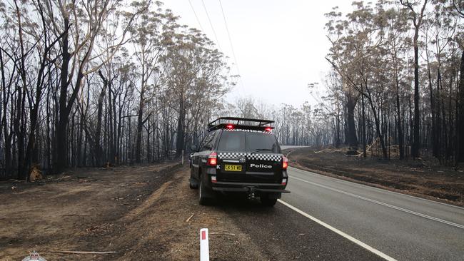 The south coast has been ravaged by the bushfires. Picture: NSW Police