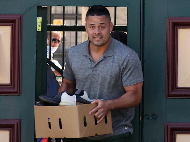 Jarryd Hayne has walked out of Cooma Correctional facility after his sexual assault convictions were overturned. Picture: NCA NewsWire / Gary Ramage.