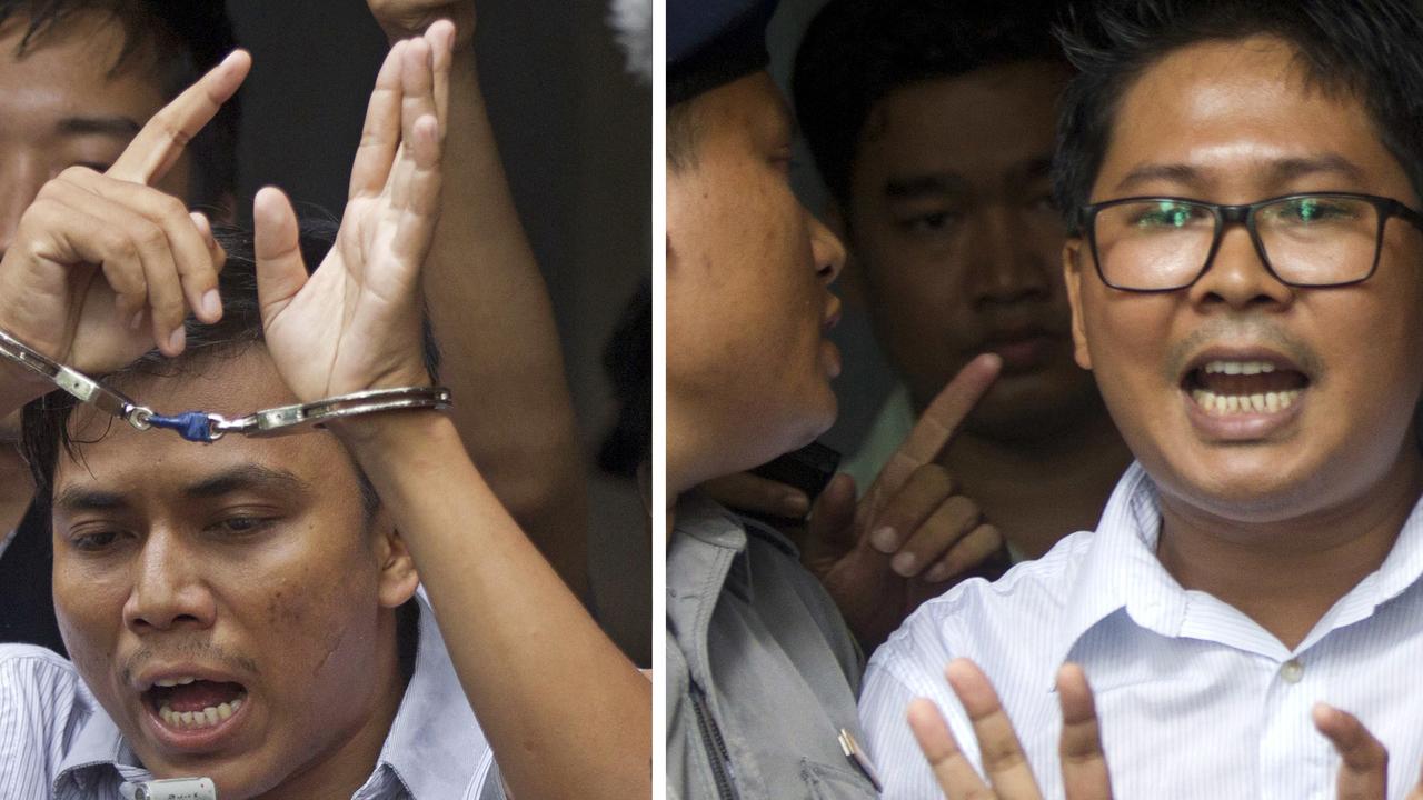 Myanmar Sentences Reuters Journalists To Seven Years In Jail | News.com ...