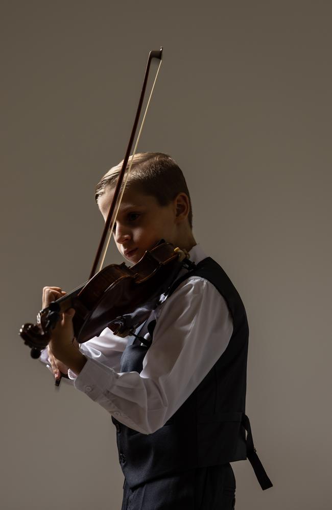 Alessandro Martinese of Queensland Youth Orchestra. Picture: David Kelly