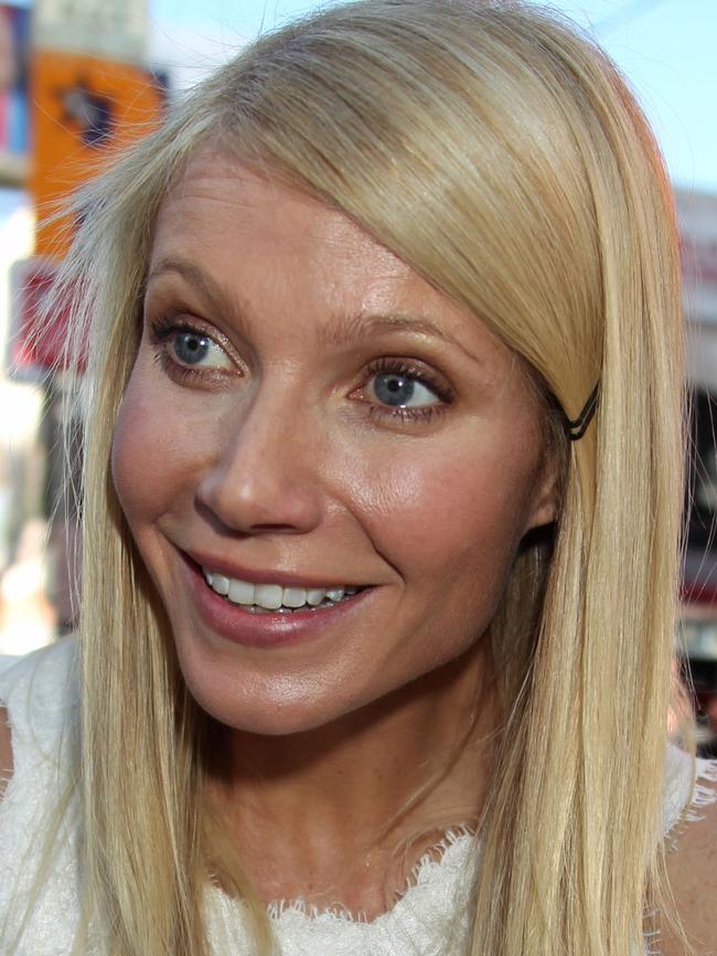 Paltrow’s face looked stiff in 2010. Picture: Splash News