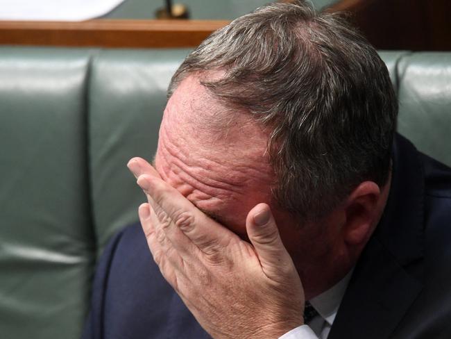 Deputy PM Barnaby Joyce’s private life is under the microscope. Picture: Lukas Coch