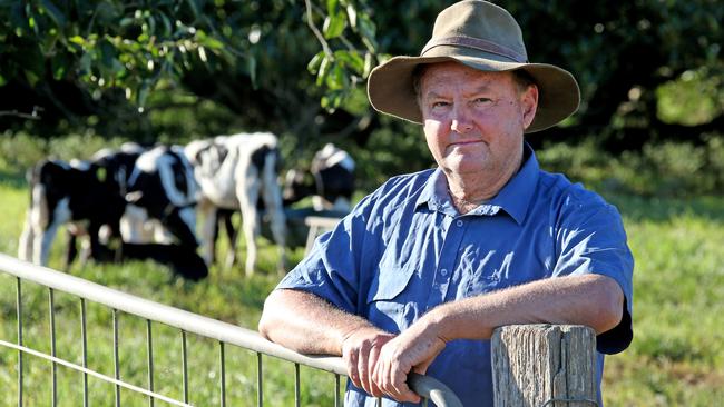 John Polson has farmed his land all his life and said he will rebuild again. Picture: Nathan Edwards