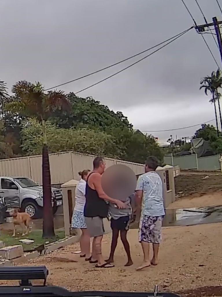 The driver was restrained by onlookers. Picture: Facebook/Dash Cam Owners Australia