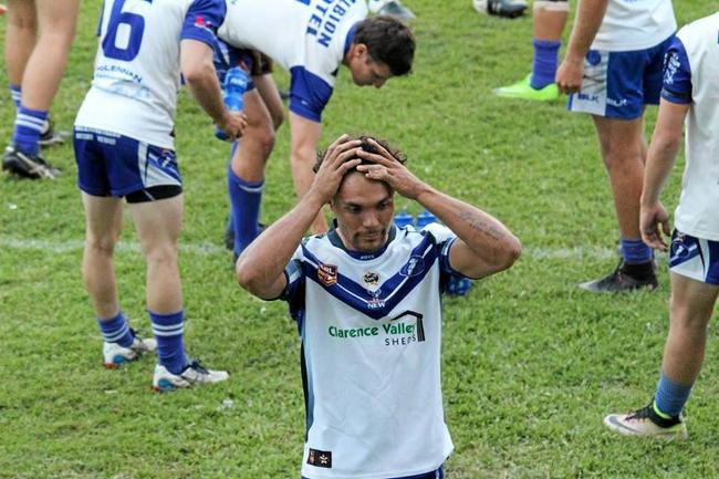 Anthony Seeto in action for the Grafton Ghosts for the first time in a recent trial match against Murwillumbah Mustangs. Picture: Greg Moss