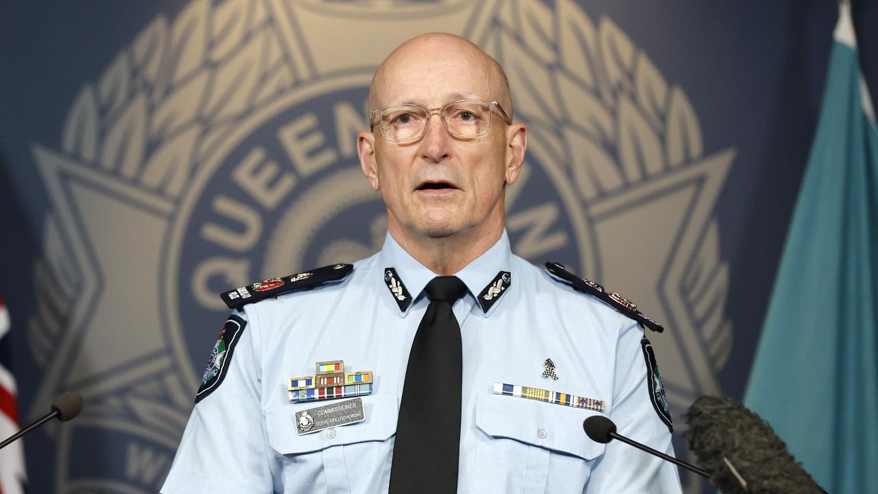 Qld Police Commissioner Steve Gollschewski.