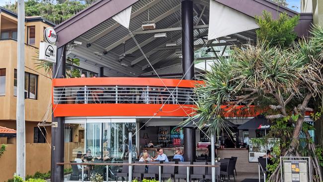 The beachfront Elephant Rock Café at Currumbin. Photo: Supplied.