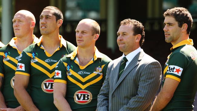 Ricky Stuart prior to coaching the Kangaroos in the 2008 World Cup.