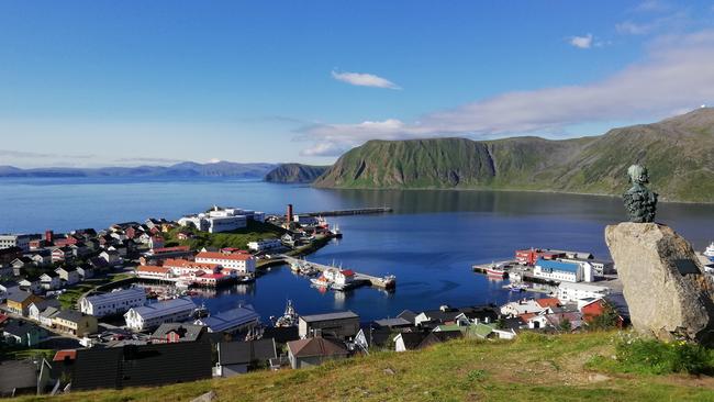 The town of Honningsvag, Norway. Picture: Hurtigruten