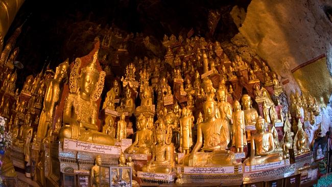 8000 Buddhas inside the Pindaya Caves. Picture: Thinkstock