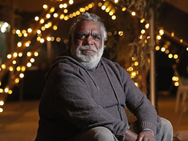 24/9/2018: Warumpi Band founding member Sammy Butcher, talks about the famous indigenous band of the 1980's, at an indigenous music festival in Gregory Downs, north QLD  . Lyndon Mechielsen/The Australian