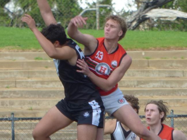 Action from the School Sport SA Division 1 grand final.