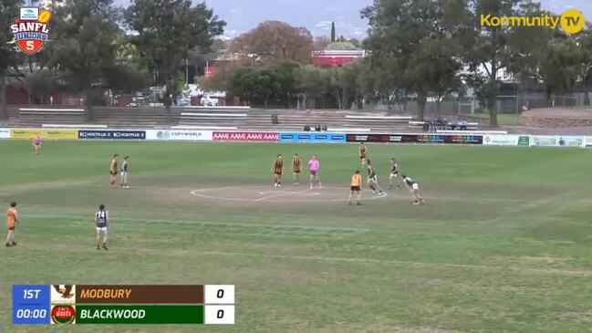 Replay: Modbury v Blackwood (U17.5 Div 2) - SANFL Juniors grand finals