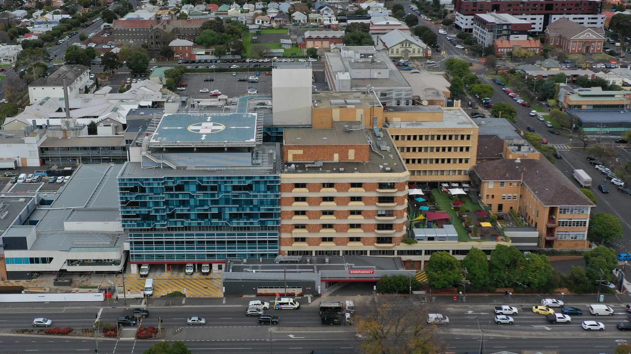 University Hospital Geelong. Picture: Alan Barber