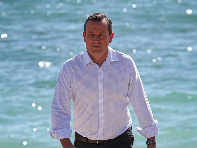 WA premier Mark McGowan. Picture: Colin Murty.