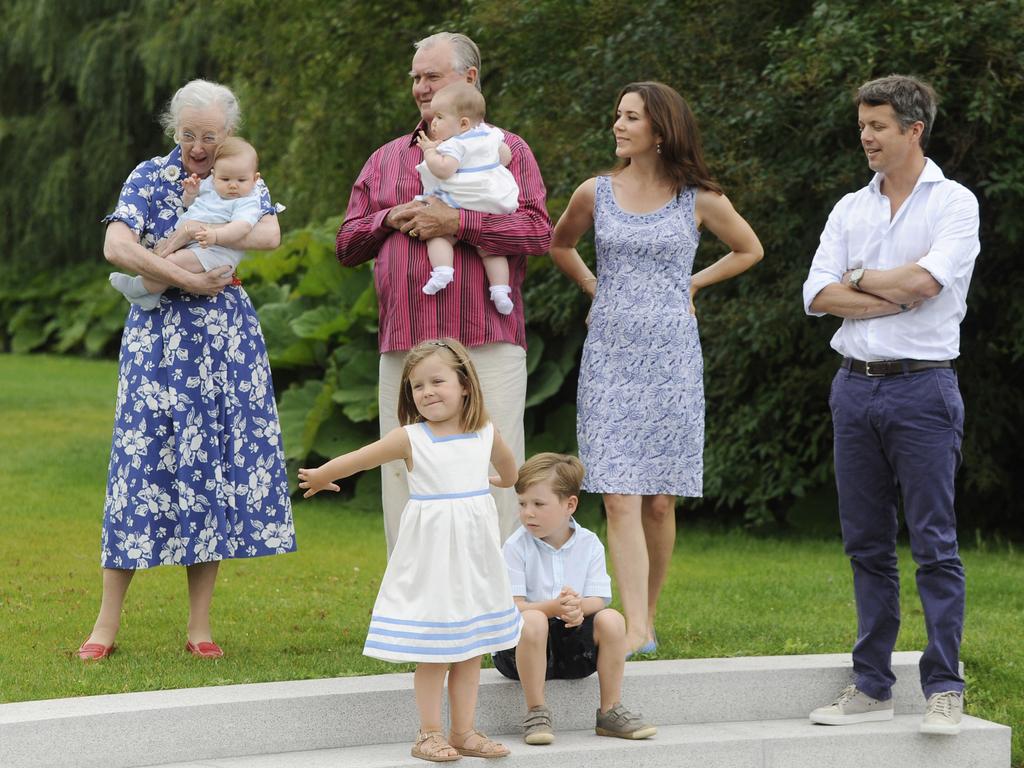 The royal family enjoy summer at Grasten Castle. Picture: Christian Augustin/Getty Images