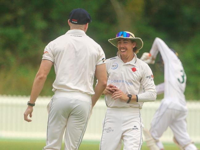 Reece Finn as Mudgeeraba v Queens - Premier First Grade at Alan Nielsen Park, Carrara. Picture: Glenn Campbell