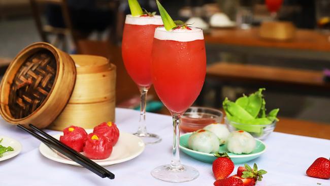 Enjoy some cocktails with your vegan dumplings. Picture: Jenifer Jagielski